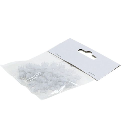 Floristik24 Snowflakes Ø3.5cm with mica 12pcs