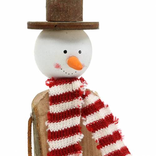 Floristik24 Snowman wood with patina 30cm 2pcs