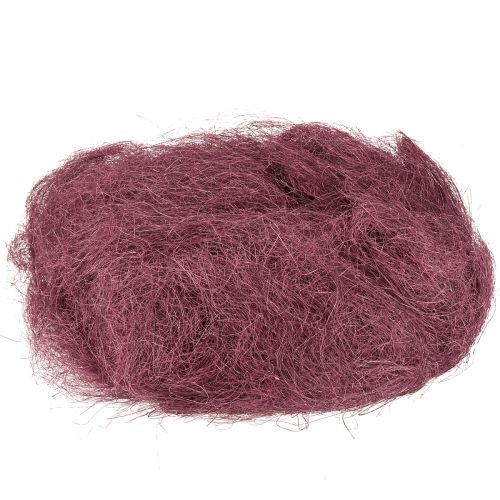 Product Sisal Red Bordeaux Natural Fiber Sisal Fiber for Crafts 300g