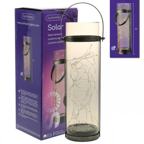 Product Garden lamp, solar lantern, light tube for decoration LED warm white H35cm