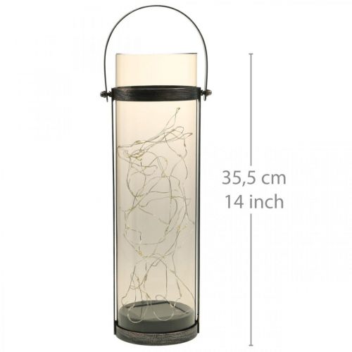 Product Garden lamp, solar lantern, light tube for decoration LED warm white H35cm