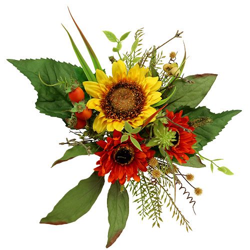 Floristik24 Bouquet of sunflowers yellow 24cm