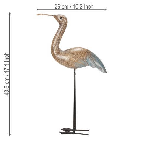 Product Decorative bird figurine for stylish home and garden design, 43cm