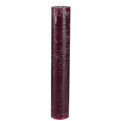 Taper Candles Solid Colored Candles Burgundy 50x300mm 4 pcs