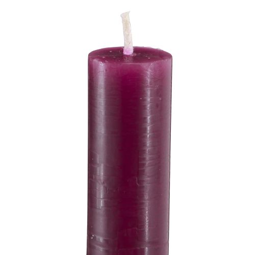 Product Taper Candles Solid Colored Burgundy 21×240mm 12 pcs