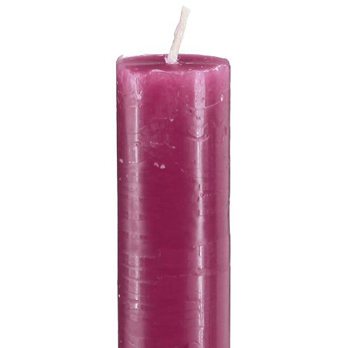 Product Taper candles colored candles Berry 21×240mm 12 pcs