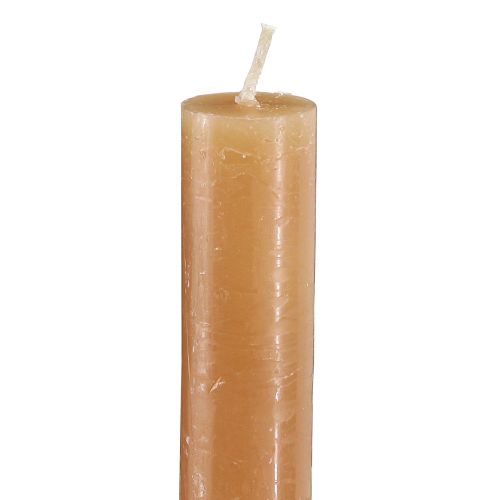 Product Taper candles colored candles caramel 21×240mm 12 pcs