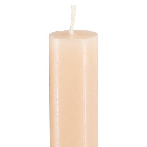 Product Taper candles colored Orange Peach 21×240mm 12pcs