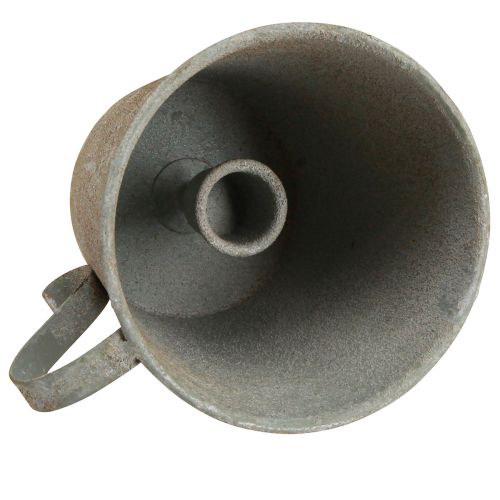 Product Candle holder vintage cup decoration grey Ø11cm H11cm