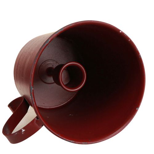 Product Candle holder vintage cup decoration wine red Ø11cm H11cm