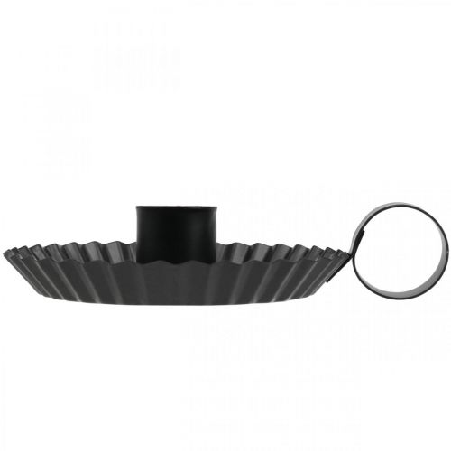 Product Candlestick Black Metal Candle Holder Ø9.5cm 4 pcs