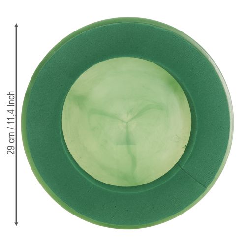 Product Floral foam wreath with bowl wet floral foam Ø29cm 2 pcs