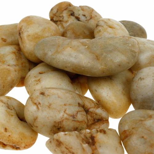 Product River pebbles natural cream 3-5cm 1kg