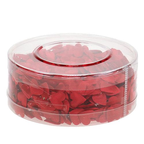 Floristik24 Cloth heart for scattering red 800 pieces