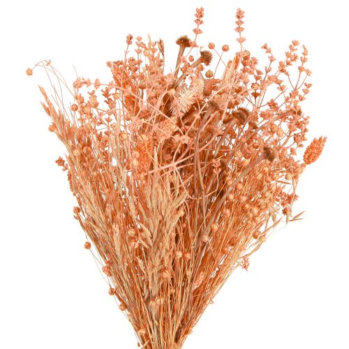 Bouquet of dried flowers orange apricot dried bouquet 45cm 80g