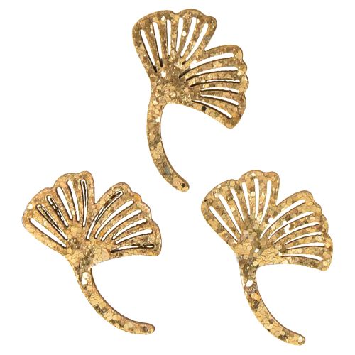 Product Scatter decoration gold gingko decoration gingko leaf glitter 3×4cm 72 pcs
