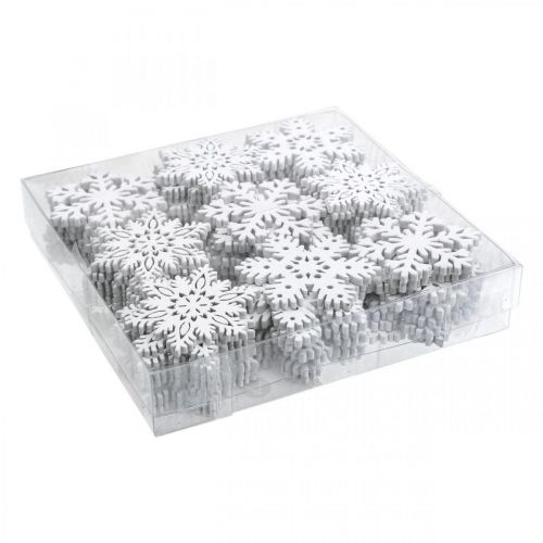 Product Snowflake scatter decoration, ice crystal 3.5cm 72 pcs