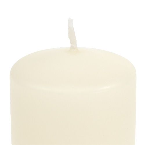 Product Pillar Candle 80/80 Cream 6 Pcs