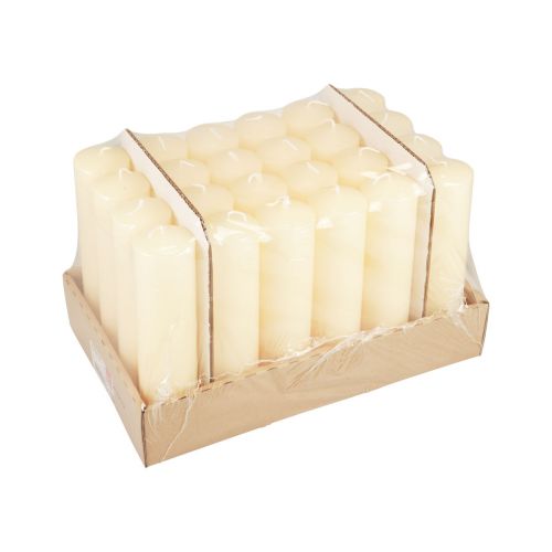 Product Pillar Candles Cream Advent Candles Candles 200/50mm 24 Pcs