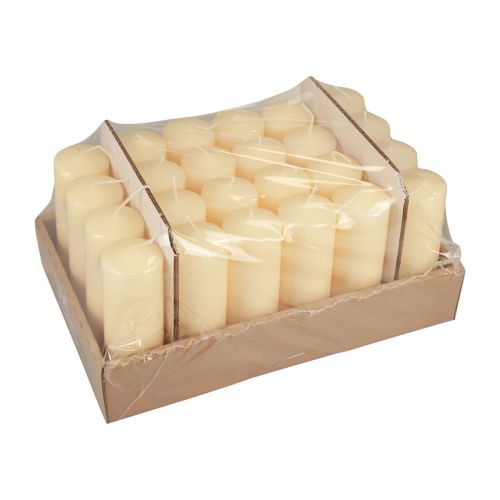 Product Pillar candles cream Advent candles cream 150/50mm 24 pcs