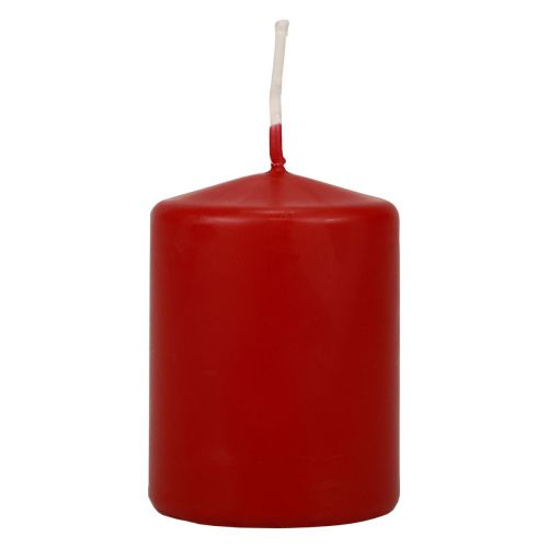 Floristik24 Pillar candles red Advent candles small old red 70/50mm 24pcs