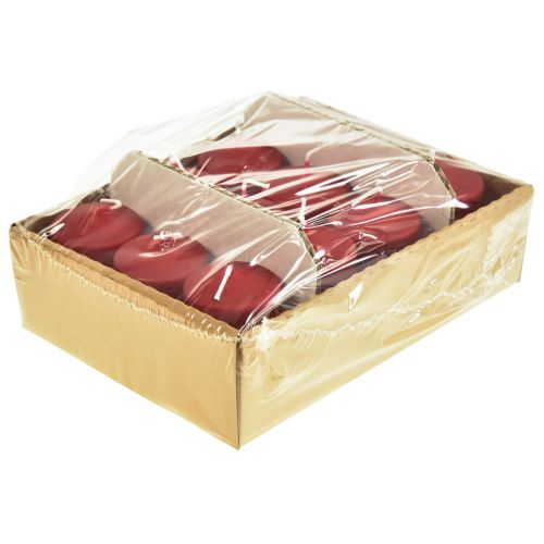 Product Pillar candles red candles H70mm Ø50mm 12pcs