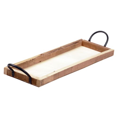 Wooden Serving Tray with Handles, Decor Tray