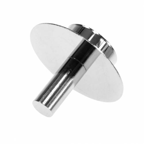 Floristik24 Tealight holder for bottles silver Ø7.5cm H6cm