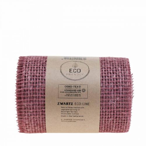 Product Table runner jute jute ribbon table ribbon pink W15cm L10m