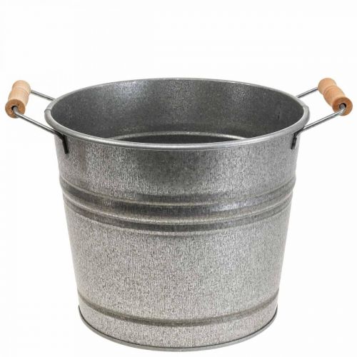 Floristik24 Planter planter vintage decorative metal bucket Ø26cm H23cm
