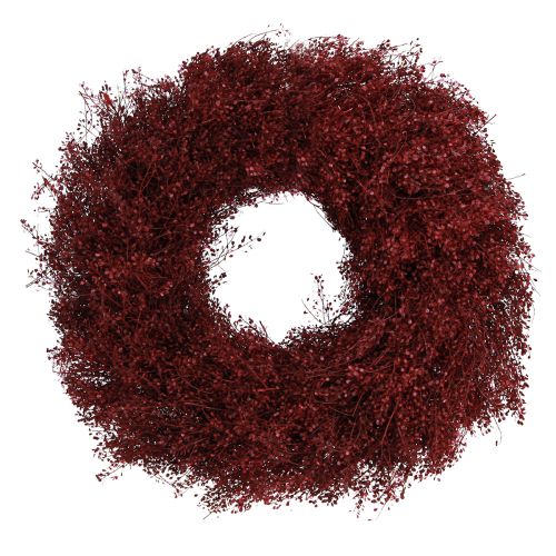 Dried flower wreath Bordeaux wreath Lepidium Ø33cm