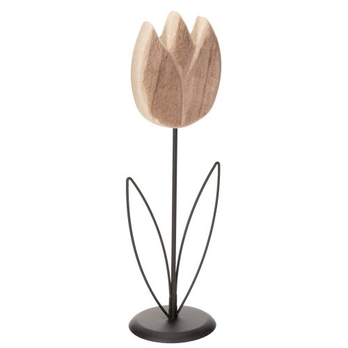 Product Tulip decorative object on a stand for elegant and timeless interior design, 33.5cm