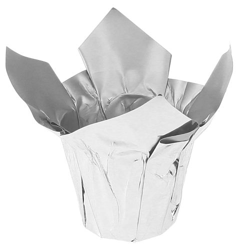 Product Planter silver gloss gift packaging Ø5.5cm H6cm 8 pcs