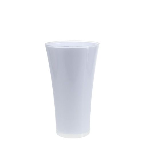 Floristik24 Vase “Fizzy” Ø16cm H27cm white, 1 pc