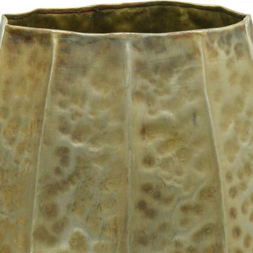 Floristik24 Decorative vase metal vase vintage brass Ø43/30cm set of 2