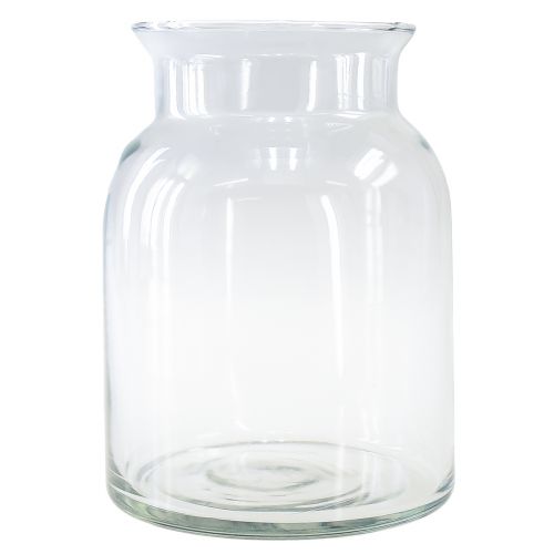 Product Decorative glass vase lantern glass clear Ø18.5cm H25.5cm