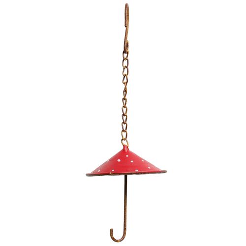 Floristik24 Bird feeder fly agaric for hanging rust Ø8.5cm