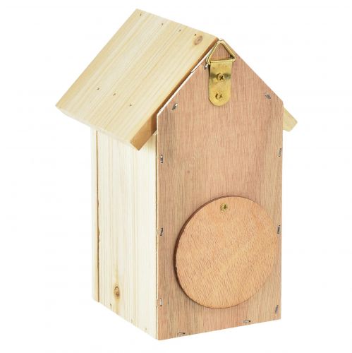 Floristik24 Bird house wooden nesting box blue tit fir wood 11.5×11.5×18cm