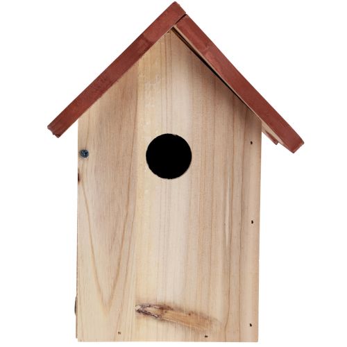 Product Birdhouse made of wood nesting box natural brown/beige 23cm 1 pc