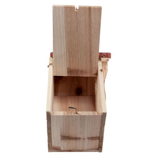 Product Birdhouse made of wood nesting box natural brown/beige 23cm 1 pc