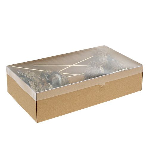 Floristik24 Bird's nest on a stick Ø7cm L24cm 6pcs