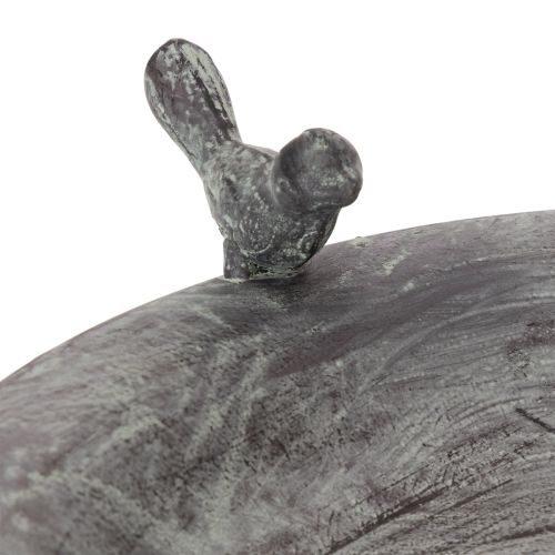 Product Decorative birdbath with delicate leaf pattern in vintage style, 74cm