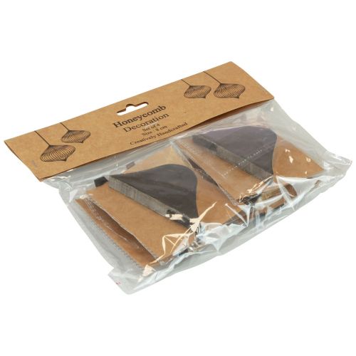 Product Honeycomb Balls Honeycomb Balls Onion Black Gold Ø8cm 4pcs