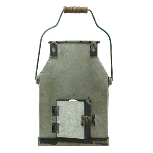 Floristik24 Decorative birdhouse metal wall birdhouse milk jug H26cm