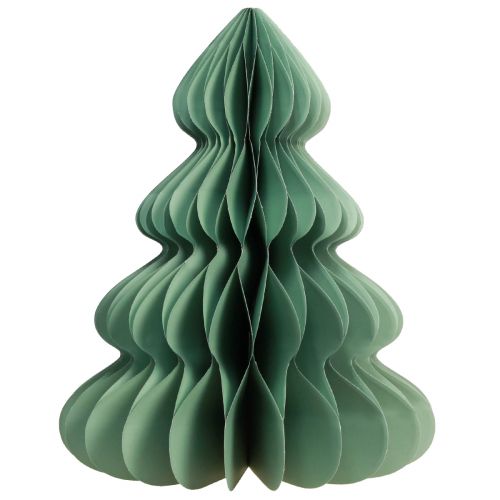 Christmas Tree Paper Table Decoration Mint Glitter Ø48cm H60cm