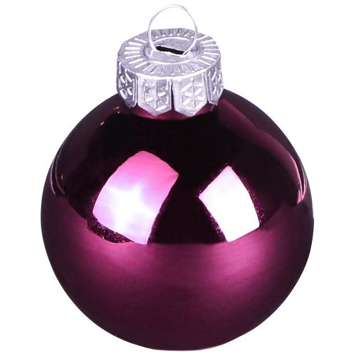 Product Christmas tree balls made of glass Berry Mix Ø6cm 24 pcs