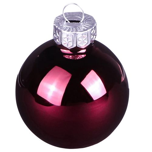 Product Christmas tree balls made of glass Berry Mix Ø6cm 24 pcs