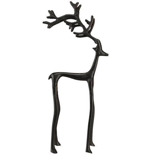 Floristik24 Christmas Figure Reindeer Decoration Metal Black 17×8×38.5cm