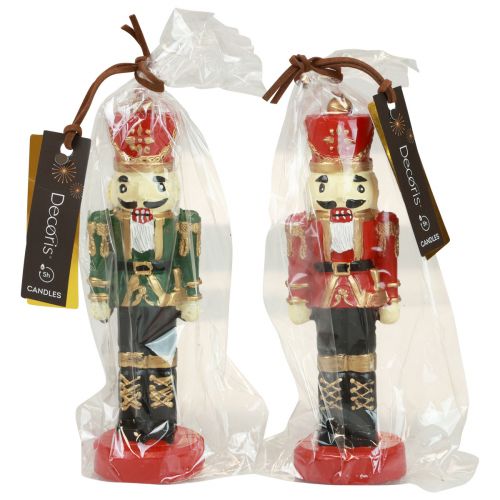 Product Christmas candle nutcracker figure table decoration Christmas 18cm 1 pc