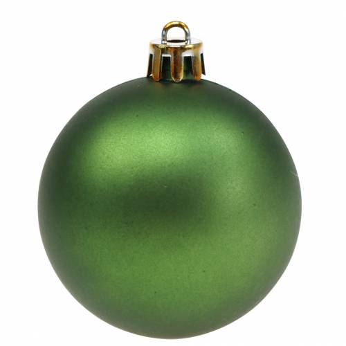 Floristik24 Christmas tree decoration Christmas ball green Ø6cm 12 pcs